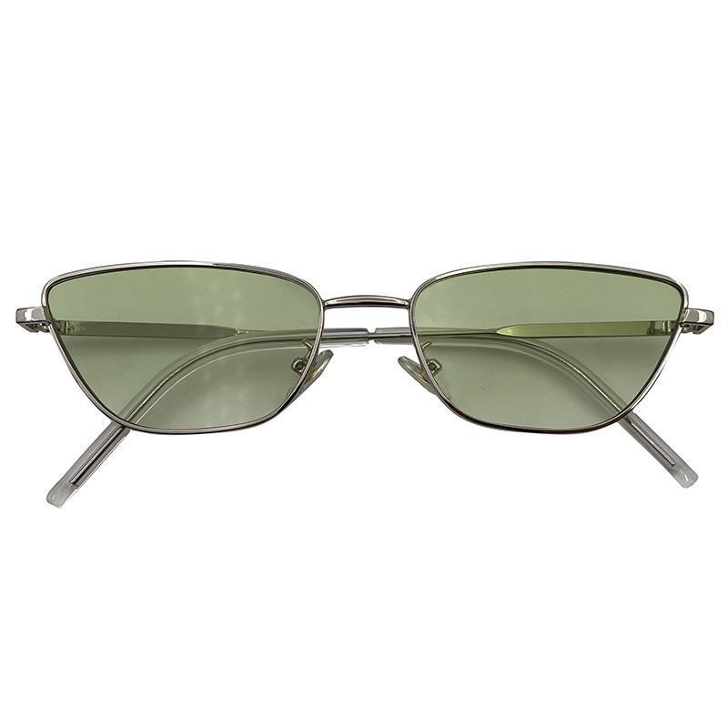 Ultralight Small Square Frame Sunglasses Women Popular Luxury Designer Metal Eyeglasses Outdoor Travel UV protection Eyewear