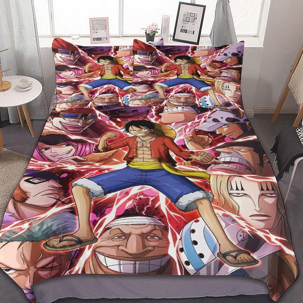 Animation Soft And Comfortable Bedding Three-Piece Quilt Cover