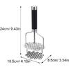 1pc Kitchen Gadget Potato Masher Handheld Potato Presser Potato Ricer Sainless Steel Potato Press