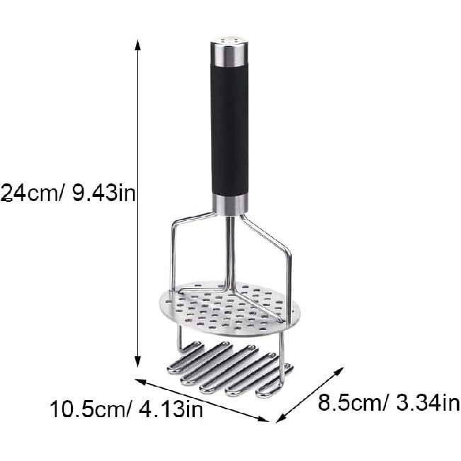 1pc Kitchen Gadget Potato Masher Handheld Potato Presser Potato Ricer Sainless Steel Potato Press