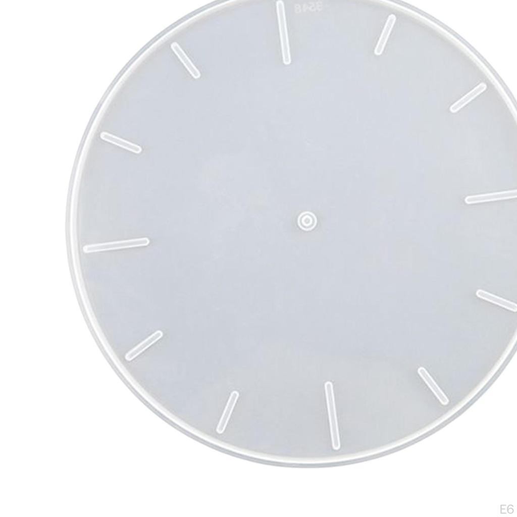 Alarm Clock Resin Casting DIY Epoxy Tools Silicone Wall Model Jewelry Making Living Room
