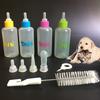 2026 New 60ML Mini Pet Nursing Bottle Set with 5 Silicone Nipples for Kittens Puppies Rats Small Animal Feeding