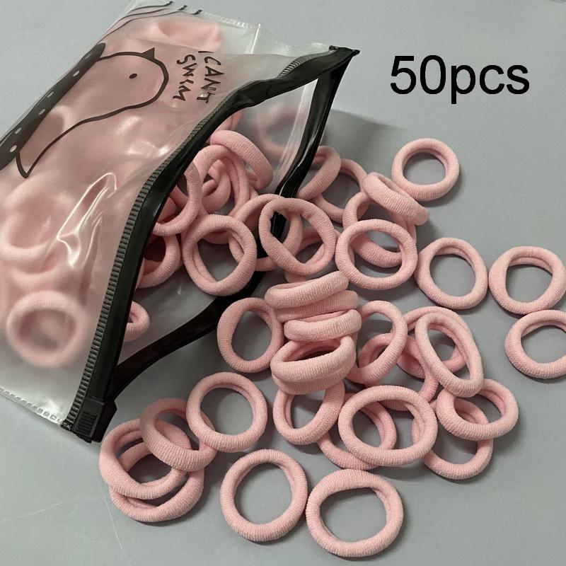 2000pcs/lot Children Transparent Hair Rubber Bands for Bracelets Baby Elastic Small Hair Tie Gum Kids Hair Beads Hair Accessorie