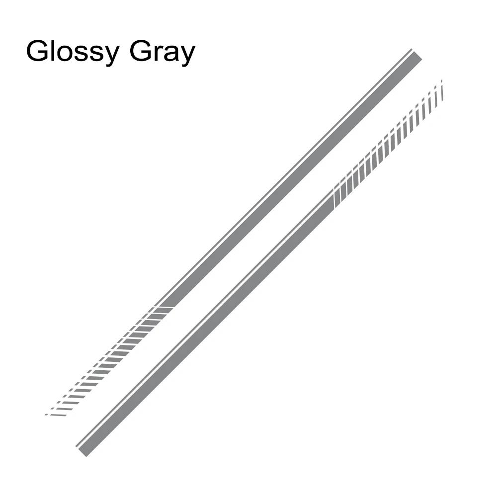 2PCS Car Door Waist Line Side Racing Stripes Decoration Stickers Auto Body Decor Vinyl Film Decals Accessories For Toyota Hiace