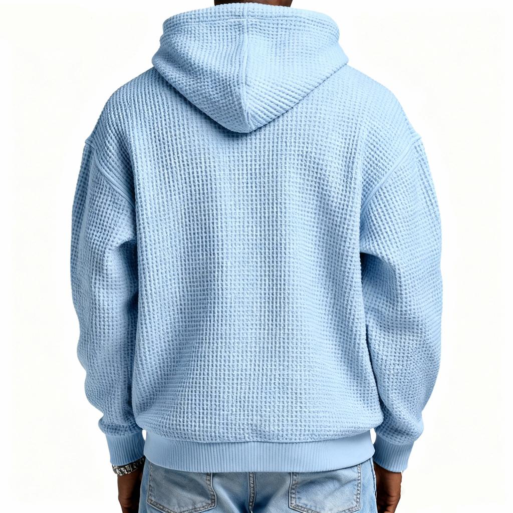 Men'S Casual Zipper Long Sleeved Sweatshirt Fashionable Cardigan Jacket