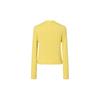 Polo Ralph Lauren FW24 Solid Color Logo Embroidered Single-Breasted Slim Fit V-Neck Long Sleeve Knit Sweater Women sweater Yellow 211939322-005
