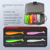 Metal Jig Head Soft Fishing Lures With Hook Paddle Tail Fishing Lure Swimbait Worm  Shad Bait