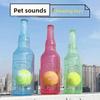 Pet Toy Dog-bite Sound Tennis Ball Bottle Bite-resistant Teething Pet Toy Interactive Dog Toy