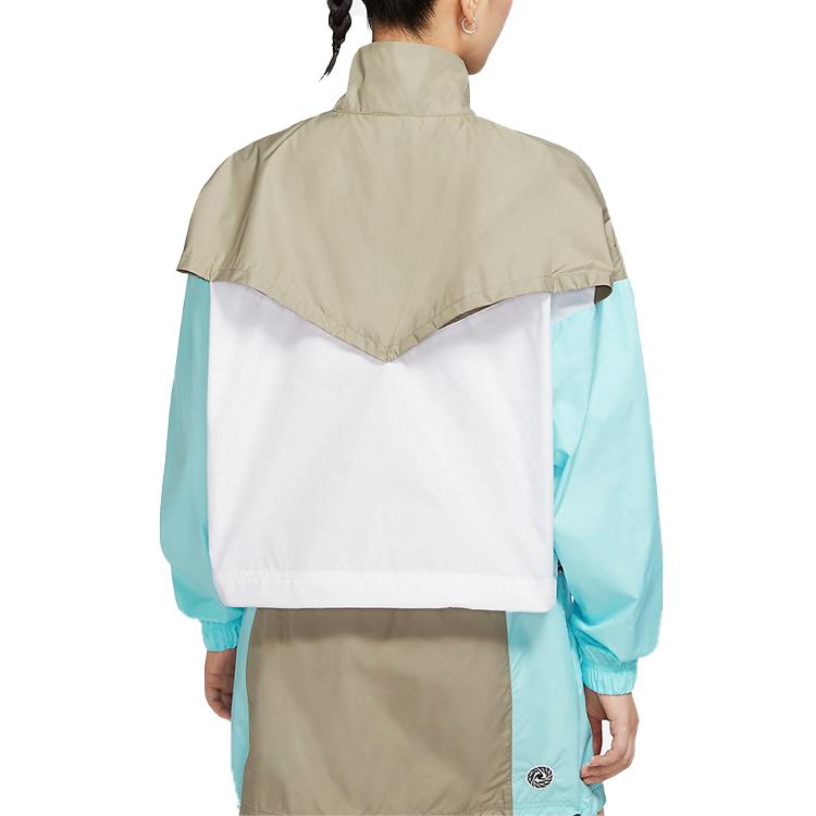 Nike Sportswear Woven Jacket Women Tops Glacier-Blue CU5971-342
