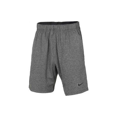 Logo Print Elastic Waist Loose Casual Shorts Men Bottoms Dark-Grey AT5694-032