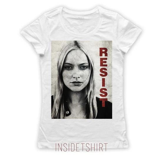 

RESISTANT ETTA T-SHIRT women s jersey poster resistance fringe Bishop T-SHIRT GIRL M