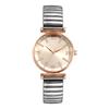 Women's Watch Waterproof Fashionable Snake Clasp Stainless Steel Band Quartz Analog Display Free Size Fashion Accessory
