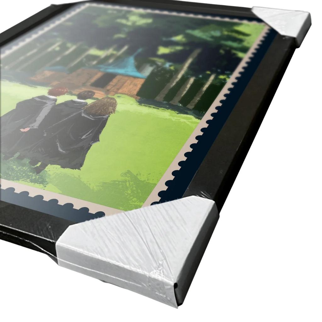 HARRY POTTER Looking Forward Hagrid's Hut Framed Poster