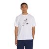 New Balance Always On Logo Short Sleeve Model Worn by Shohei Size L Men's T-Shirt (MT61V7X5), Ohtani, Moisture-Wicking, Quick-Drying, White,