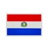 3D PVC Rubber World Flag Patch - Velcro Hook & Loop Decorative Badge
