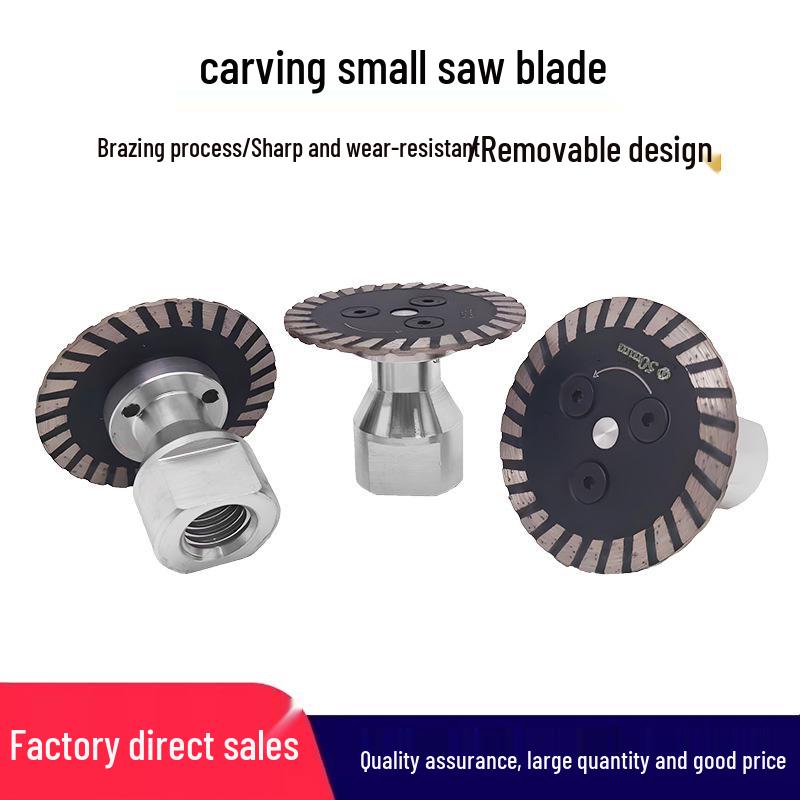 

Мини алмазный пильный диск M14 для сухой резки и гравировки плитки и мрамора Black Cut Piece [50x6mm]