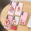 s-Strawberry Shortcake Phone Case For Samsung Galaxy A73,A72,A71,A70,A53,A52,A51,Others Soft Black Cover