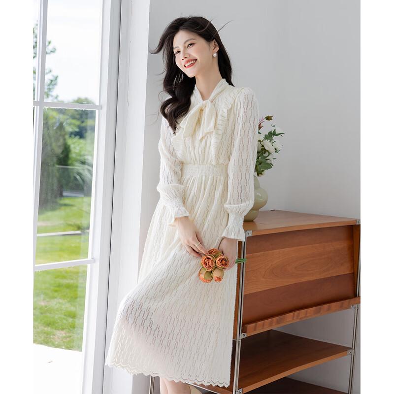 

Mokana Women s Urban Casual Long-Sleeve Midi Dress One Size