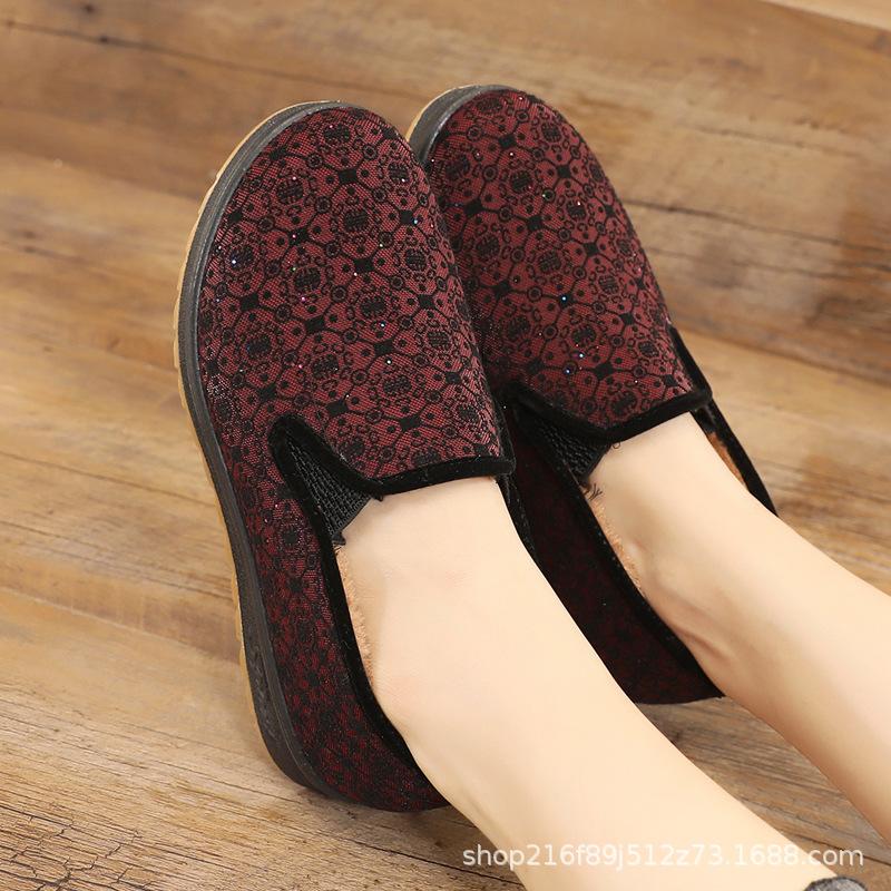 New cotton shoes women's shoes velvet warm casual casual casual shoes beef tendon sole cotton shoes