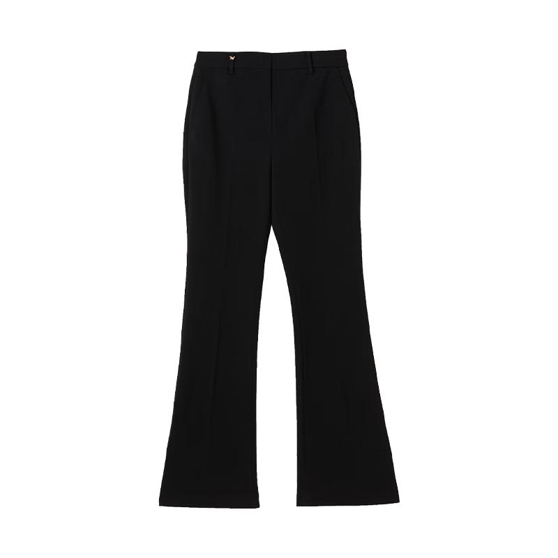 

Langzi Women s High-Waisted Flared Black Business Trousers XL