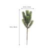 2Pcs Artificial Xmas Leaf Premium Simulated Pine Leaves Green for Home Office Restaurant Decoration Artificial Leaves Decor