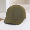 Short-Brimmed Solid Color Baseball Cap Lightweight Quick-Dry Polyester Adjustable Buckle Closure Sun Protection Breathable