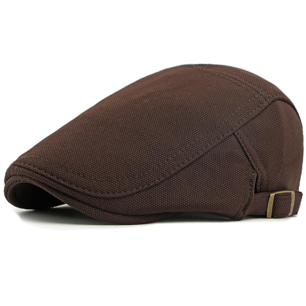 HT4774 Mens Berets Women Spring Summer Hat Sun Cap Solid Artist Painter Beret Hat Male Female Ivy Flat Cap Adjustable Beret Cap