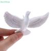 2Pcs White Dove Christmas Ornaments Peaceful Acrylic Bird Decorations for Tree, Home & Holiday Gifts