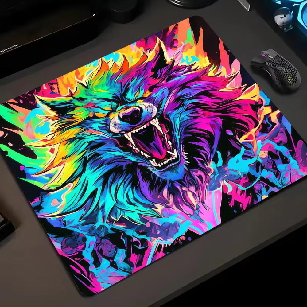 E-sports Anime Lady Small Mouse Pad Gaming Laptops Mousepad Gamer Carpet Keyboard Mat Desk Protector Oriental Art Mouse Pads