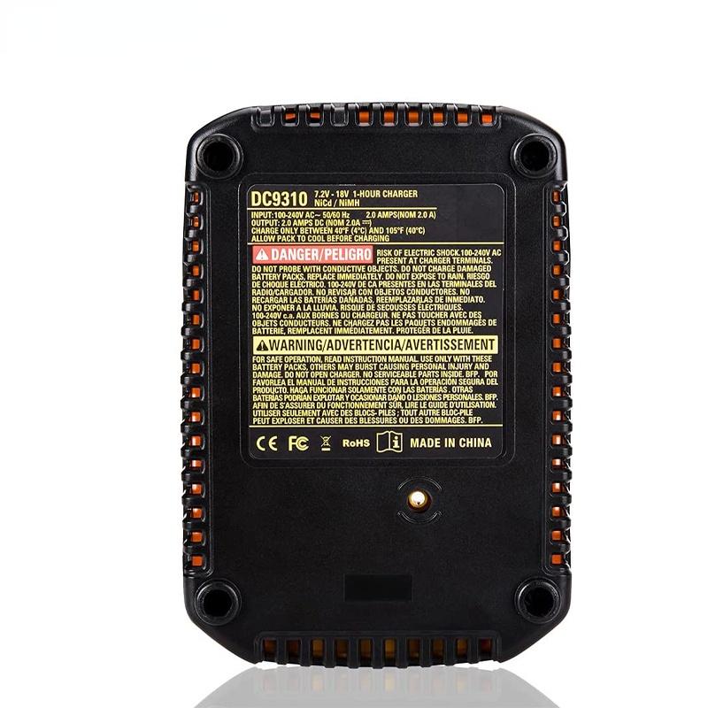 DC9310 18V Battery Charger Replacement for 18V Charger DW9116 Compatible for 7.2V-18V XRP NiCD/NiMH Battery DC9098