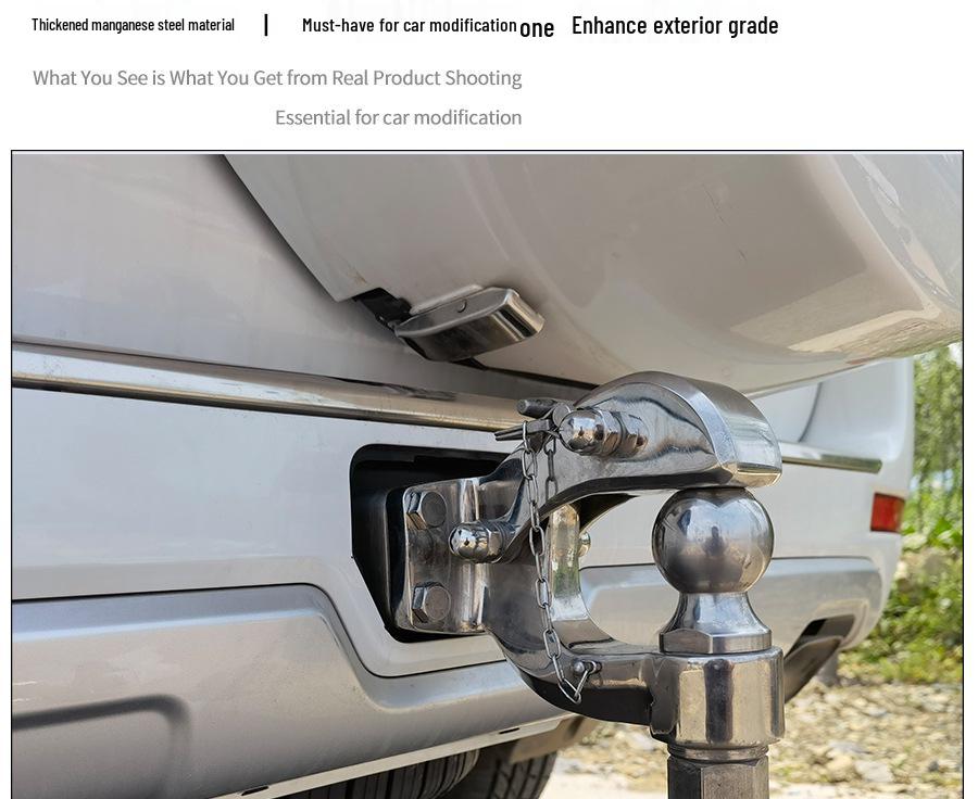 Enhanced Stainless Steel Tow Hook and Bar Upgrade for 500hi4-t Tank