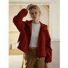 Demana 3-Proof Tech Hooded Pleated Short Jacket