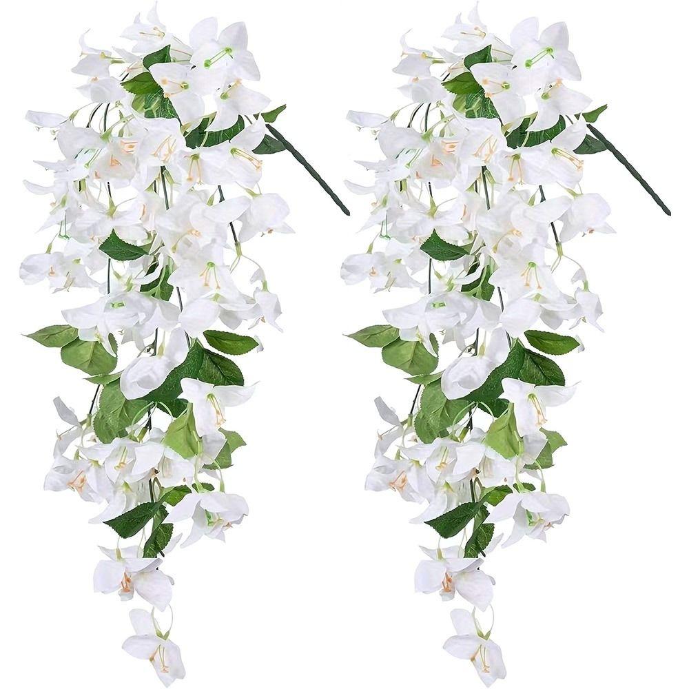 DIY Lifelike Floral Vine Multicolor Plants Wreath Bougainvillea Artificial Flower  Wedding Favors