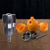 Pipe Threader With 1/2Inch 3/4 Inch 1 Inch Dies Pipe Round Die Plumbing PVC Thread Tool Water Pipe Plate Teeth Set for Threading