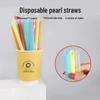 Individually Wrapped Disposable Thick Degradable Bubble Tea Straws
