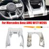 Auto Lenkrad Flachrad Untere Verkleidung Abdeckung Für Mercedes Benz AMG 2019+ Sport A W177 B W247 C W205 E W213 G W463 GLS W257 Klasse