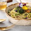 Kiln Changes Ceramic Deep Plate Thick Soup Plate Salad Bowl Pasta Bowl Restaurant Molecular Cuisine Specialty Tableware