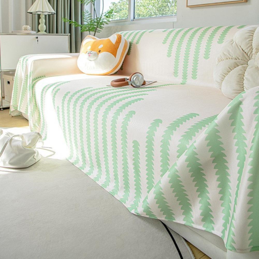 2024 new sofa mat seat cushion summer full cover cool non-slip sofa cover cover ice silk sofa cover cloth towel