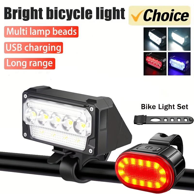 Bicycle Front Light Super Bright Bicycle Light Waterproof Bicycle Head Light 5 Level Dimmable Bike Safety Lamp for Night Riding