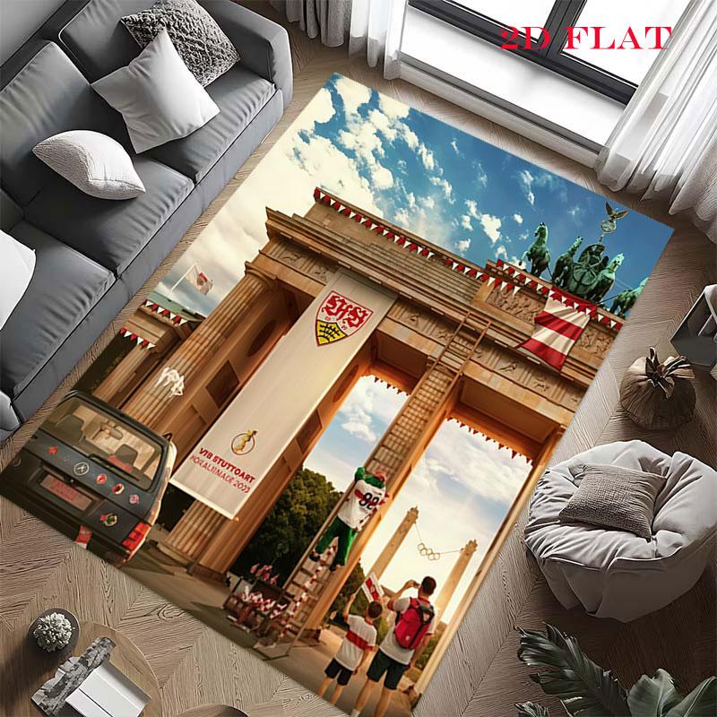 Stuttgart Honor Carpet Rug for Living Room Bedroom Home Sofa Decoration,Kids play Nonslip Floor Mat