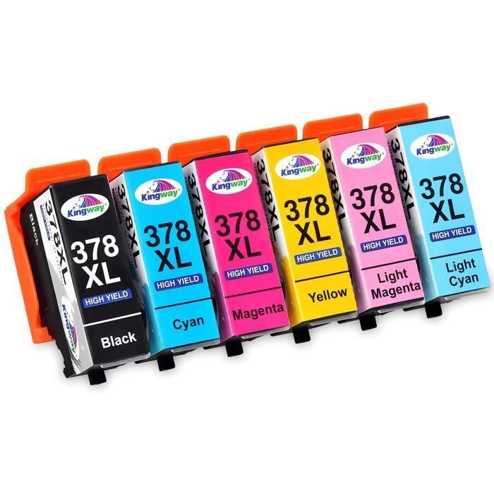 Kingway 378 XL Cartuccia d'inchiostro Compatibile per Epson 378 378XL per Epson Expression Photo XP-8600 XP-8500 XP-8605 XP8600 XP[251]