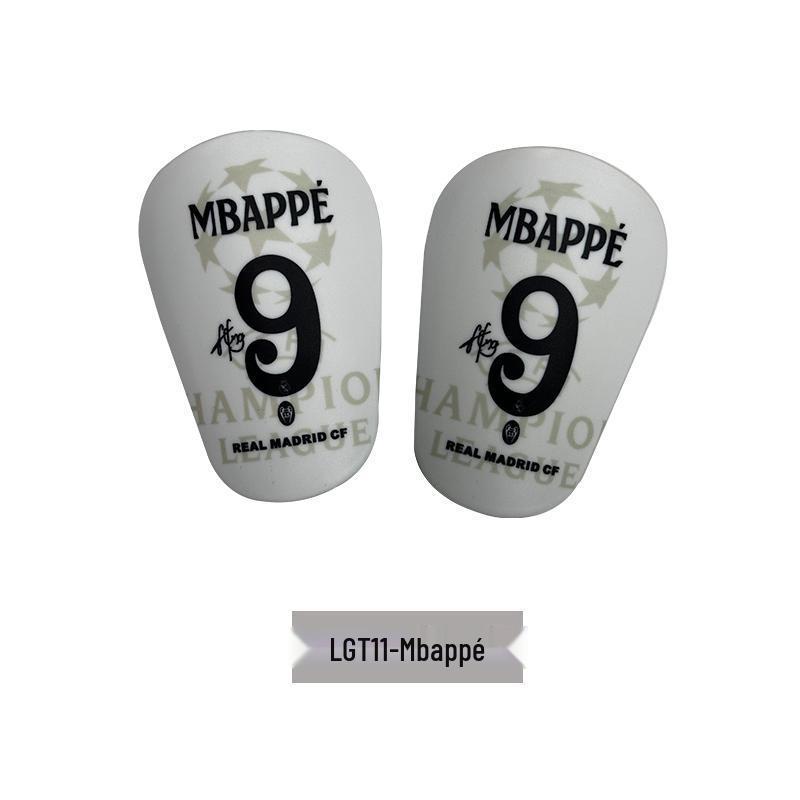 Ultra-Light Mini Shin Guards - Messi #10 & Ronaldo #7 Design for Adults & Kids