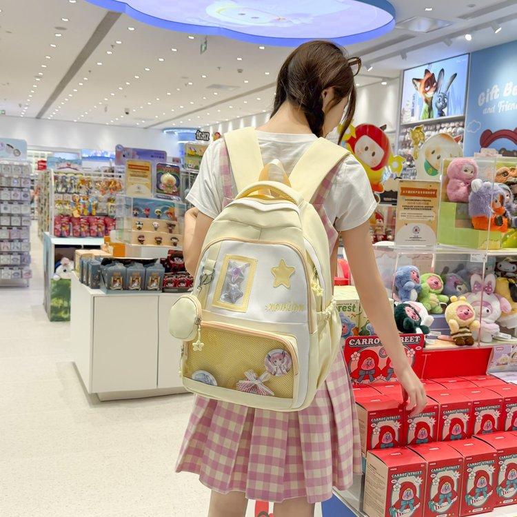 Schoolbag High-value Schoolbag for Female Primary School Students In Grades 3 To 6, Junior High School Students In High School, Small and Fresh Campus