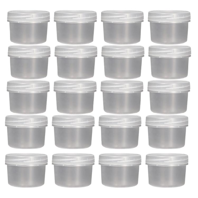 Reusable Plastic Puddings Jars with Lid Microwave Safe Design For Snacks Meal Preparation Kitchen Accessories