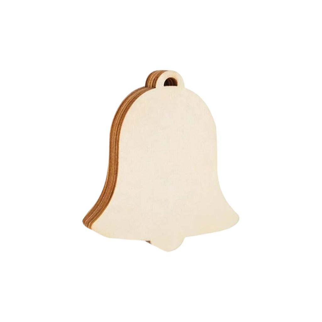 Wooden Ornaments – 10 Pcs Ornament Decoration Kit For The Christmas Tree – Wooden Decorations With Hanging Cords