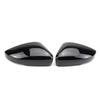 High Quality for Volkswagen VW Polo MK5 5 6R 6C 2009-2017 Full Replacement Carbon Fiber Look Bright Black Mirror Cover Side Caps