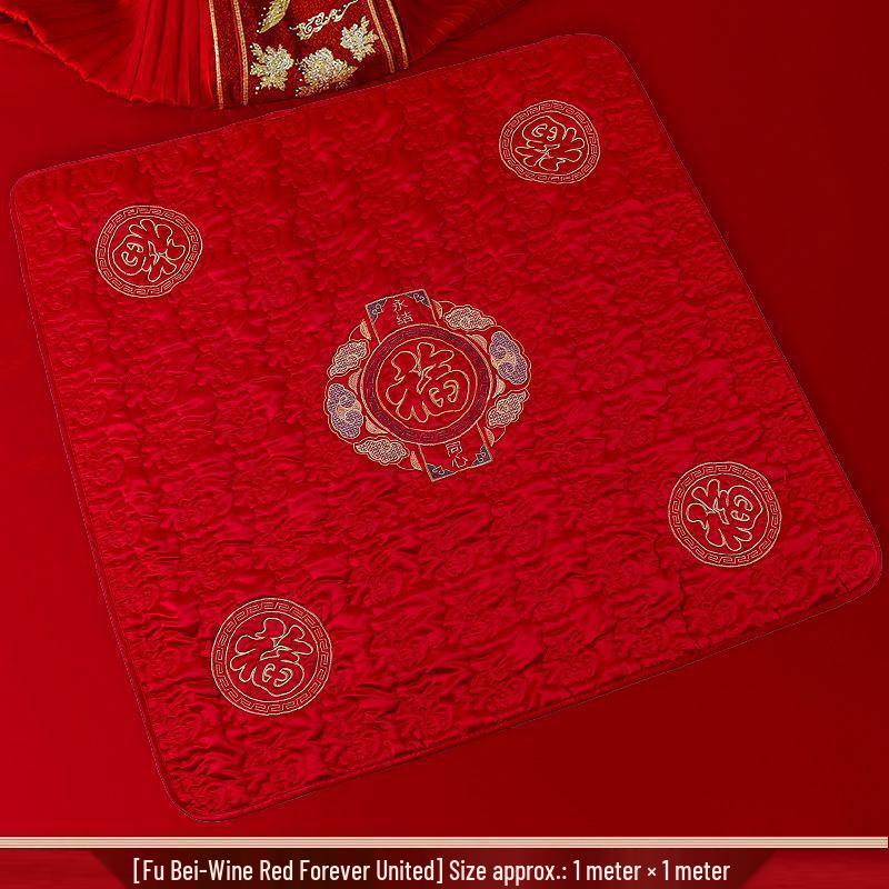 Bridal Fortune Set: Sitting Cushions and Quilts for a Lucky Wedding.