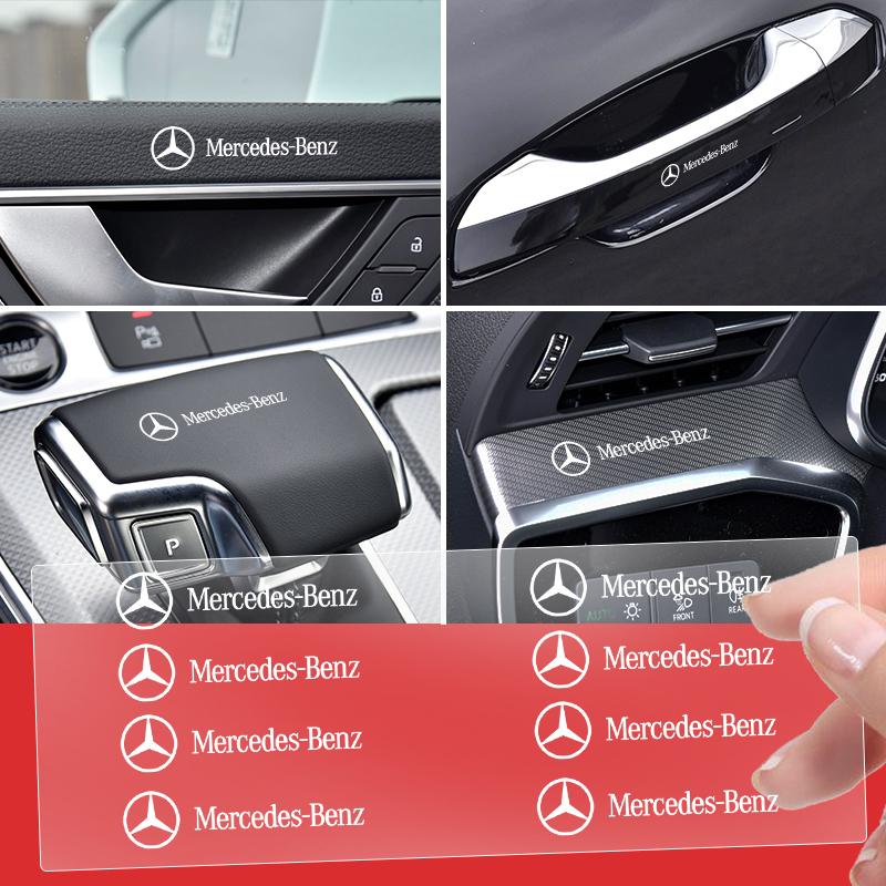 Car Styling 3D Alloy Metal Motorcycle Emblem Badge Sticker For Mercedes-Benz AMG C500 C200 C300 A B C E GLA CLA GLK GL ML GLE W204 W205 W203 W211 W212