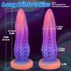 Luminous Silicone Octopus Phallus Super Large Anal Plug Self-Stimulator for Women