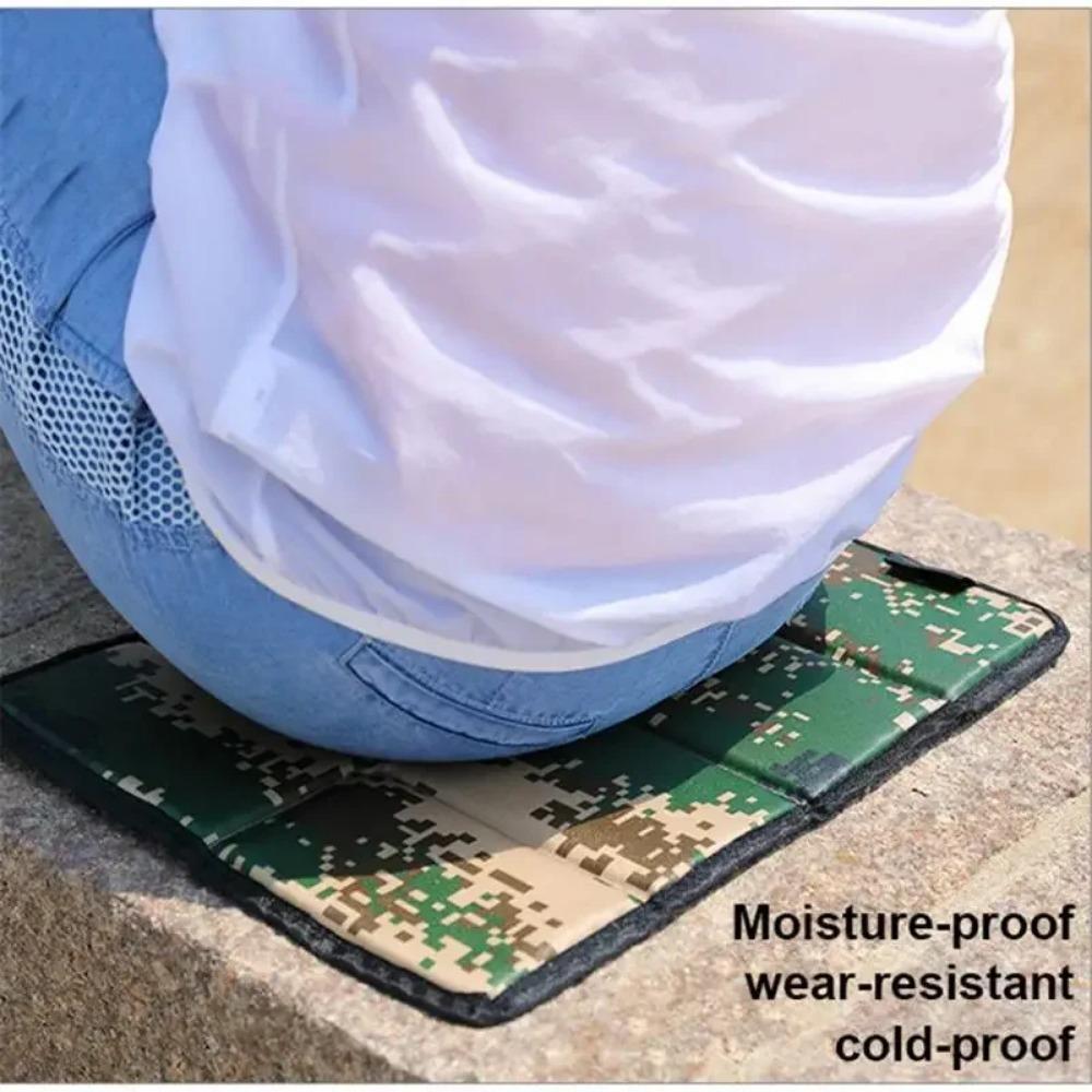 New Oxford Cloth Folding Camping Mat Portable Outdoor Waterproof Foam Sitting Pad Beach Mat Prevent Dirty Hiking Small Seat Pad